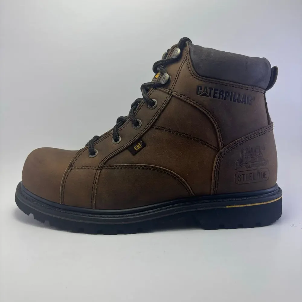 CATERPILLAR “Whiston 6” Steel Toe Boots Big Kids Size 9Y